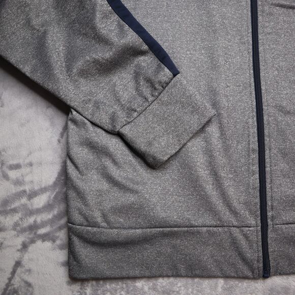 Barca FCB Soccer Club Track Jacket Men XL Gray Full Zip Up Casual Athletic - Picture 10 of 12